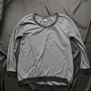 Striped maternity top